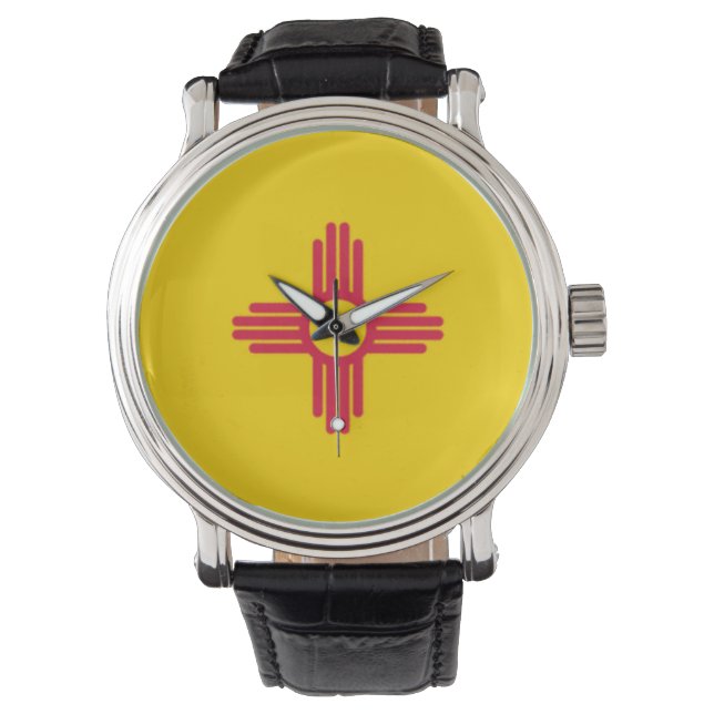 Reloj De Pulsera Bandera del estado de Nuevo México (Anverso)