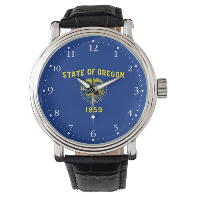 Reloj De Pulsera Bandera del Estado de Oregon (Anverso)