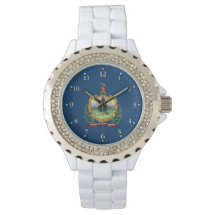 Reloj De Pulsera Bandera del estado de Vermont