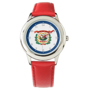 Reloj De Pulsera Bandera del estado de Virginia Occidental