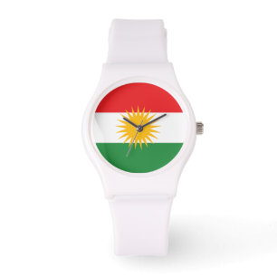 Reloj De Pulsera Bandera del Kurdistan