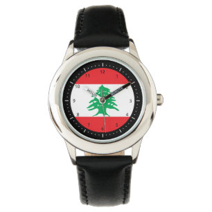 Reloj De Pulsera Bandera del Líbano Watch