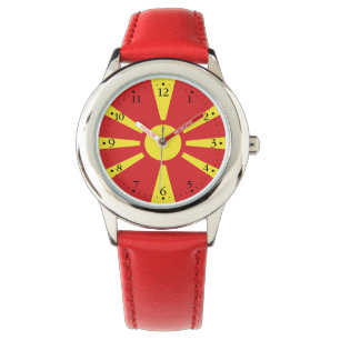 Reloj De Pulsera Bandera del Norte de Macedonia