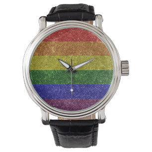 Reloj De Pulsera Bandera del orgullo arco iris
