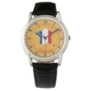 Reloj De Pulsera Bandera del país francés