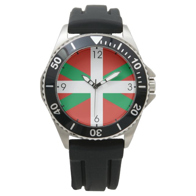Reloj De Pulsera Bandera del País Vasco (Anverso)