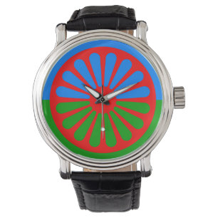 Reloj De Pulsera Bandera del pueblo romaní