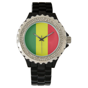 Reloj De Pulsera bandera del reggae