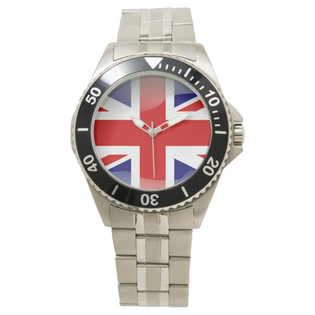 Reloj De Pulsera Bandera del Reino Unido (Anverso)