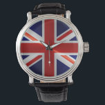 Reloj De Pulsera Bandera del Reino Unido<br><div class="desc">Bandera del Reino Unido. El diseño está disponible en otros productos.</div>