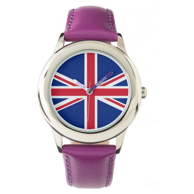 Reloj De Pulsera Bandera del Reino Unido (Anverso)