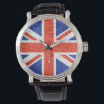 Reloj De Pulsera Bandera del Reino Unido 2<br><div class="desc">Vintage de la bandera del Reino Unido. El diseño está disponible en otros productos.</div>