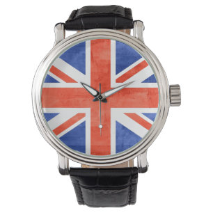 Reloj De Pulsera Bandera del Reino Unido Grunge