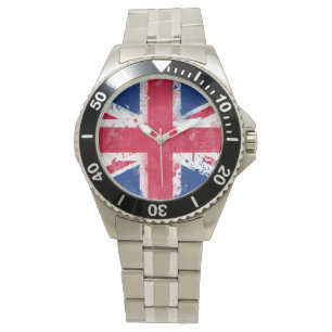 Reloj De Pulsera Bandera del Reino Unido o la bandera de la Unión
