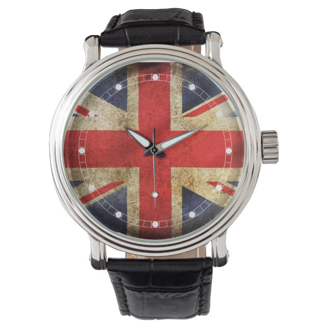 Reloj De Pulsera Bandera del Reino Unido (varios modelos) (Anverso)