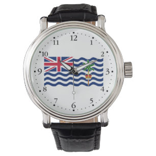 Reloj De Pulsera Bandera del Territorio del Océano Índico Británico