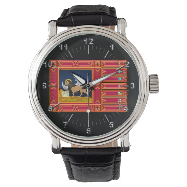 Reloj De Pulsera Bandera del Véneto (Italia) (Anverso)