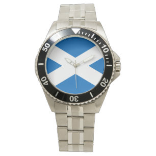 Reloj De Pulsera Bandera escocesa de la Cruz de San Andrés