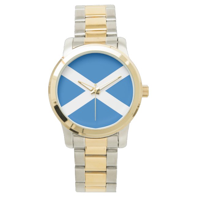 Reloj De Pulsera Bandera escocesa Saltire (Anverso)