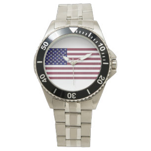 Reloj De Pulsera Bandera estadounidense