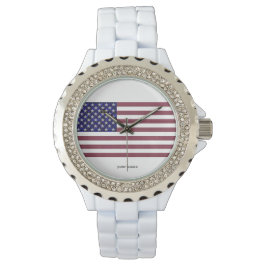 Reloj De Pulsera Bandera estadounidense