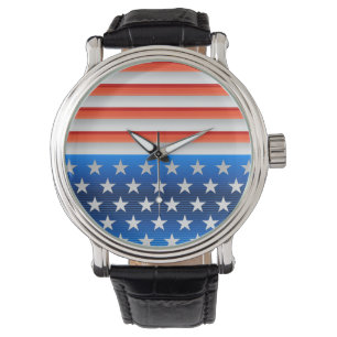Reloj De Pulsera Bandera estadounidense