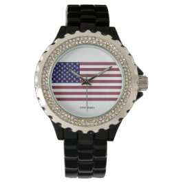 Reloj De Pulsera Bandera estadounidense