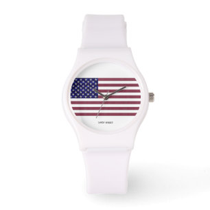 Reloj De Pulsera Bandera estadounidense
