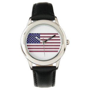 Reloj De Pulsera Bandera estadounidense