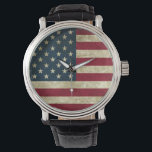 Reloj De Pulsera Bandera estadounidense<br><div class="desc">Estilo: Reloj de cuero negro vintage masculino El reloj de cuero vintage masculino es un reloj de cara grande que nunca se irá de moda. Cuenta con movimiento de cuarzo de tres manecillas y correa de cuero auténtico y tiene un aspecto clásico que lo hace ideal para cualquier ocasión. Personalizar...</div>