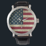 Reloj De Pulsera Bandera estadounidense<br><div class="desc">Estilo: Reloj de cuero negro vintage masculino El reloj de cuero vintage masculino es un reloj de cara grande que nunca se irá de moda. Cuenta con movimiento de cuarzo de tres manecillas y correa de cuero auténtico y tiene un aspecto clásico que lo hace ideal para cualquier ocasión. Personalizar...</div>
