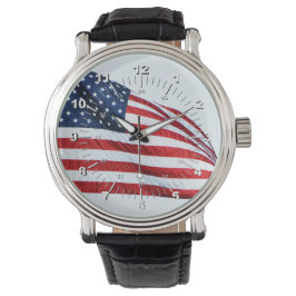 Reloj De Pulsera Bandera estadounidense 2412