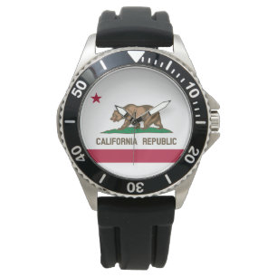 Reloj De Pulsera Bandera estatal de California