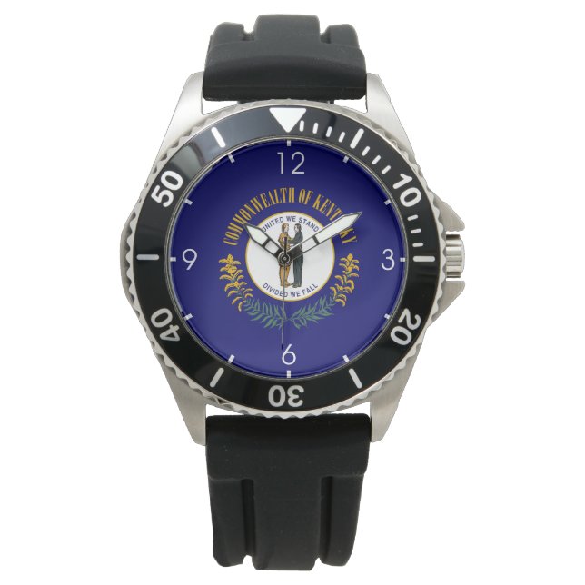 Reloj De Pulsera Bandera Estatal de Kentucky (Anverso)