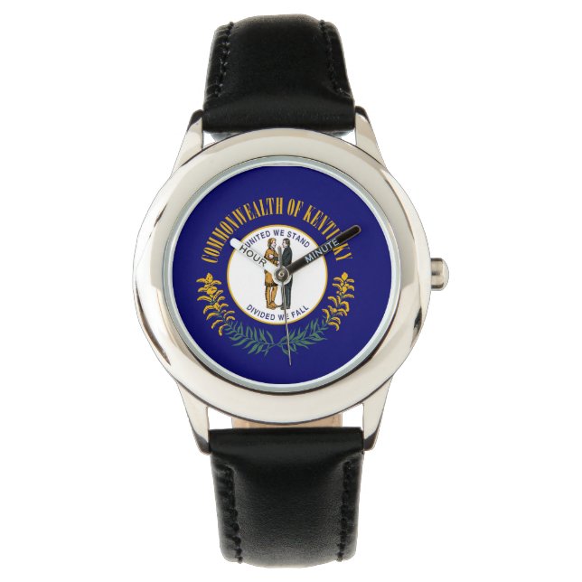 Reloj De Pulsera Bandera estatal de Kentucky (Anverso)