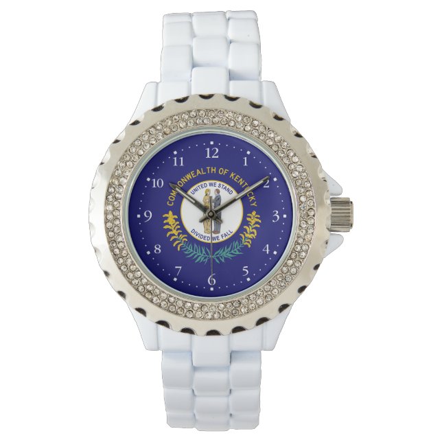 Reloj De Pulsera Bandera estatal de Kentucky (Anverso)