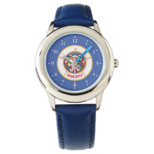 Reloj De Pulsera Bandera estatal de Minnesota