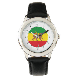 Reloj De Pulsera Bandera etíope vieja