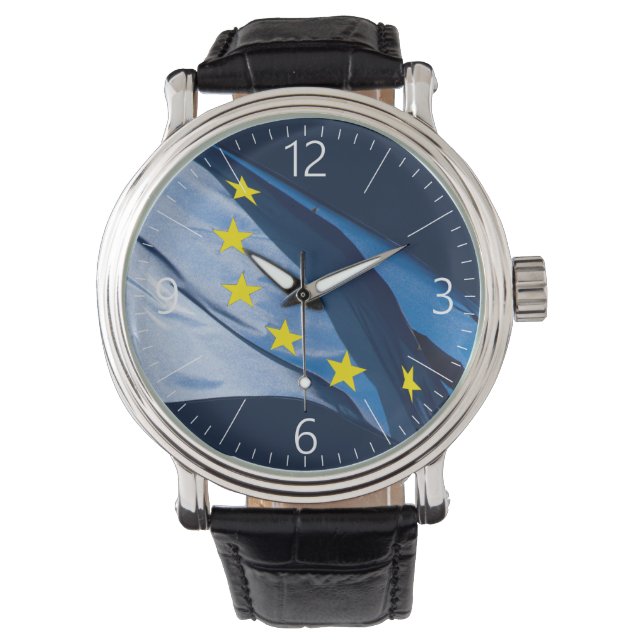 Reloj De Pulsera Bandera europea (Anverso)