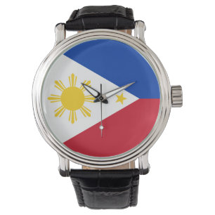 Reloj De Pulsera Bandera filipina de Filipinas