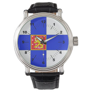 Reloj De Pulsera Bandera finlandesa