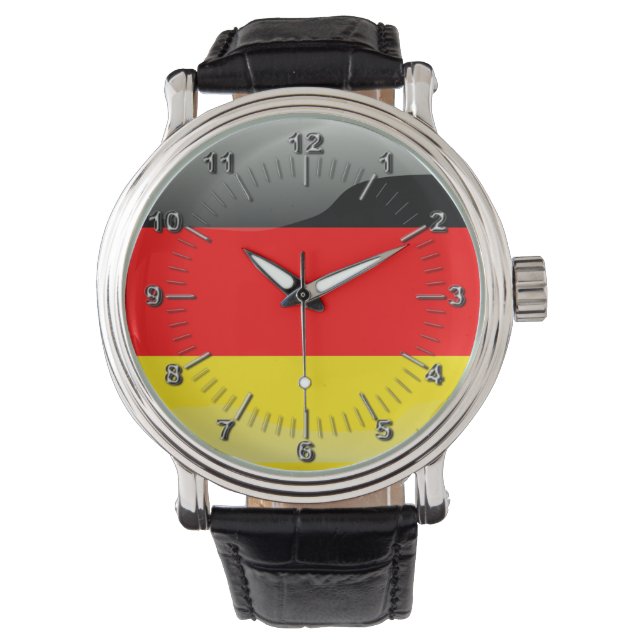 Reloj De Pulsera Bandera glamurosa de Alemania (Anverso)