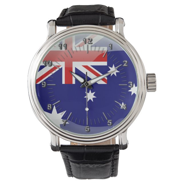 Reloj De Pulsera Bandera glamurosa de Australia (Anverso)