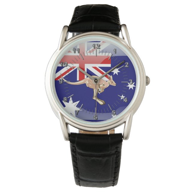 Reloj De Pulsera Bandera glamurosa de Australia (Anverso)