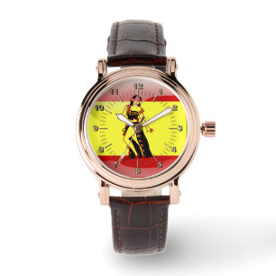 Reloj De Pulsera Bandera glamurosa española