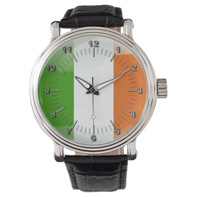 Reloj De Pulsera Bandera glamurosa irlandesa (Anverso)