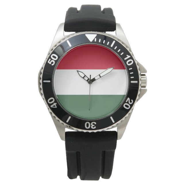 Reloj De Pulsera Bandera húngara (Anverso)