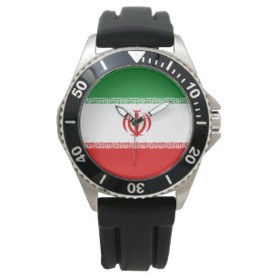 Reloj De Pulsera Bandera iraní (Irán) (persa)