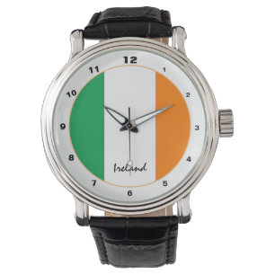 Reloj De Pulsera Bandera irlandesa y diseño moderno