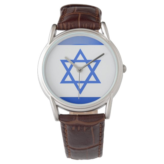 Reloj De Pulsera Bandera israelí (Anverso)